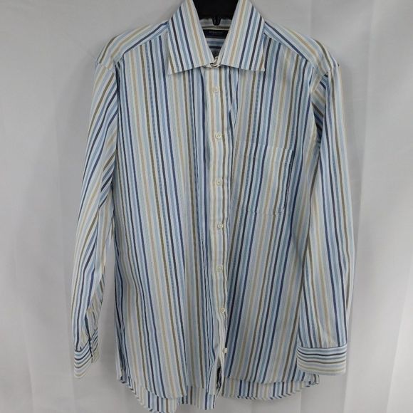Burberry London Pin Stripe Button Up - Picture 1 of 3